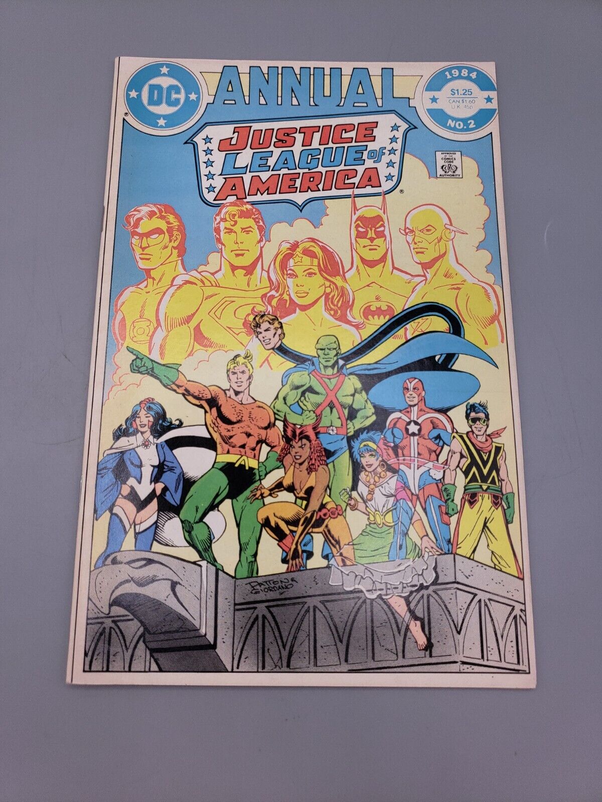Vtg Justice League of America Annual Vol 1 #2 Oct 1984 Illustrated DC Comic Book