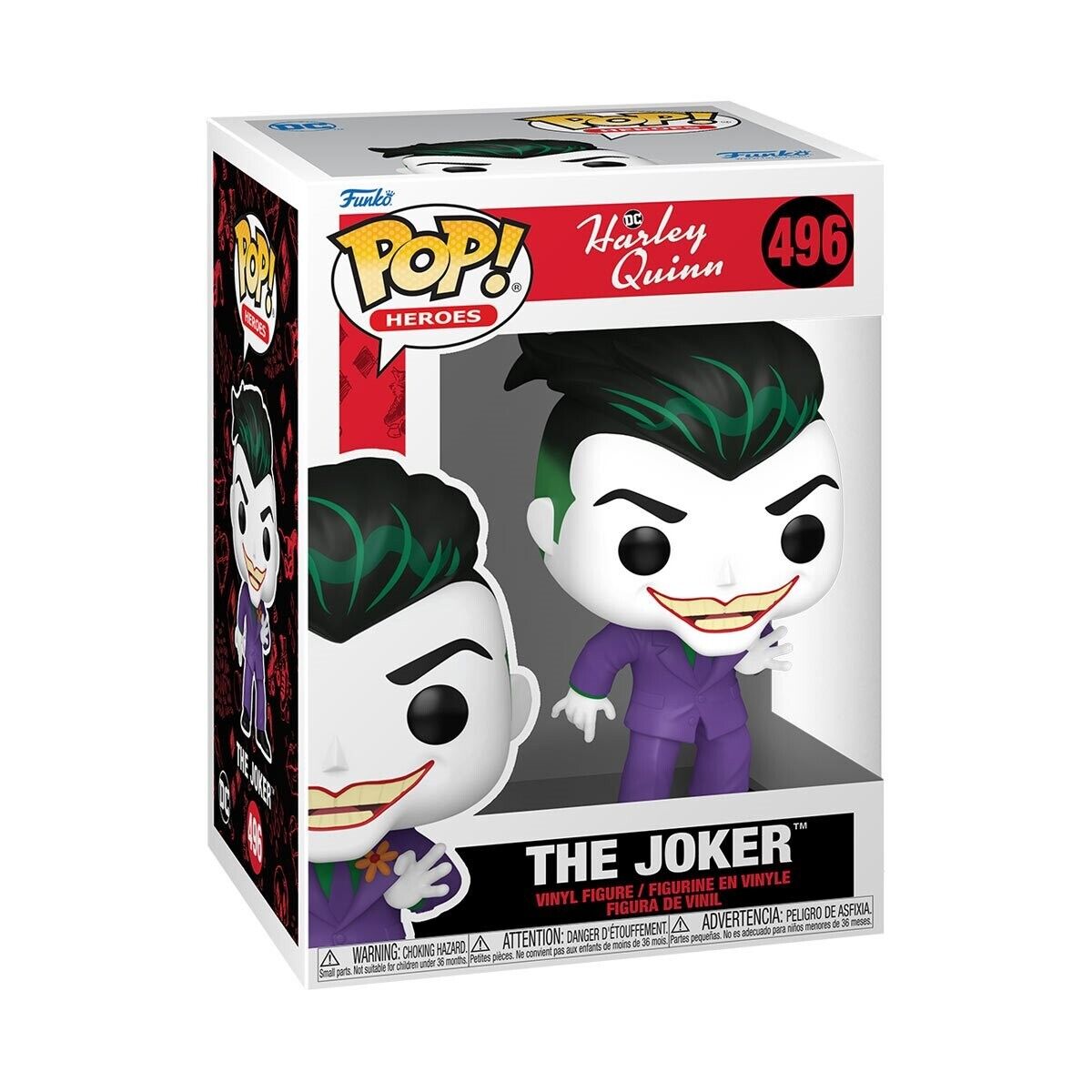 Harley Quinn Animated Series The Joker Funko Pop Vinyl Figure #496