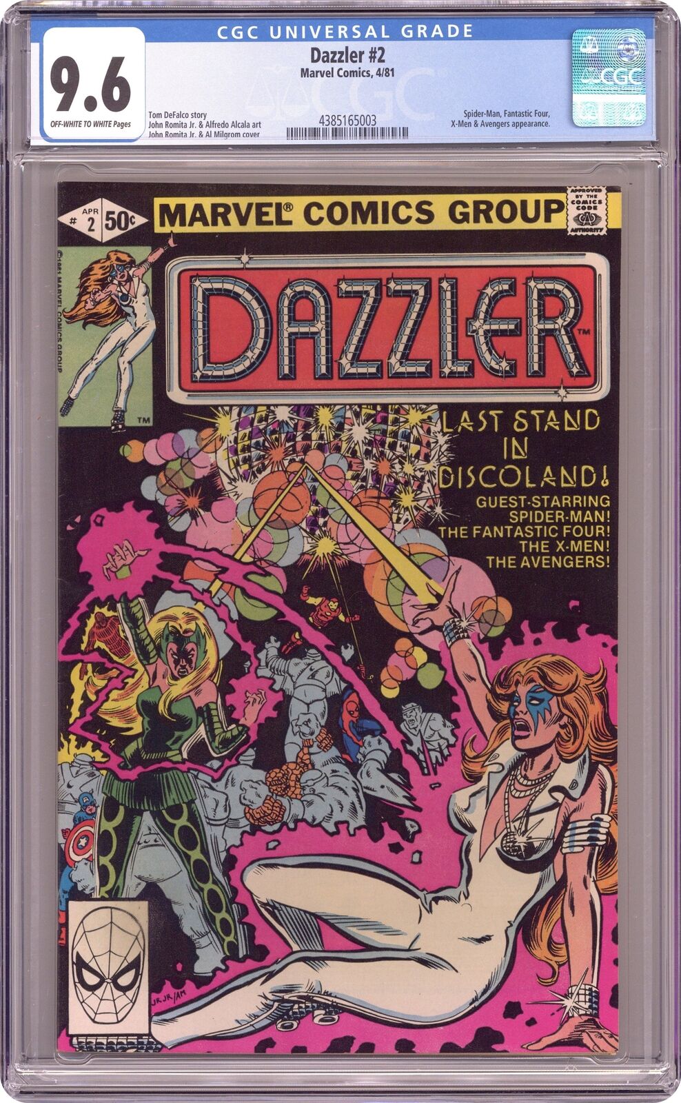 Dazzler #2D CGC 9.6 1981 4385165003