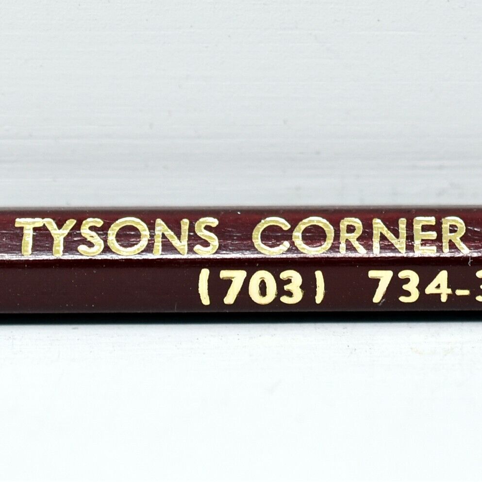 Vintage 1980s Tysons Corner Marriott Hotel 8028 Leesburg Pike Virginia Pencil