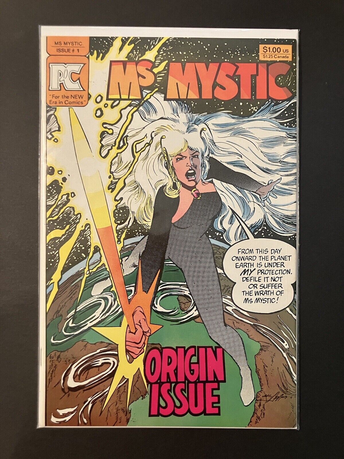 MS. MYSTIC #1 (PACIFIC 1982) RIP NEAL ADAMS 🔥 NICE COPY SEE PHOTO