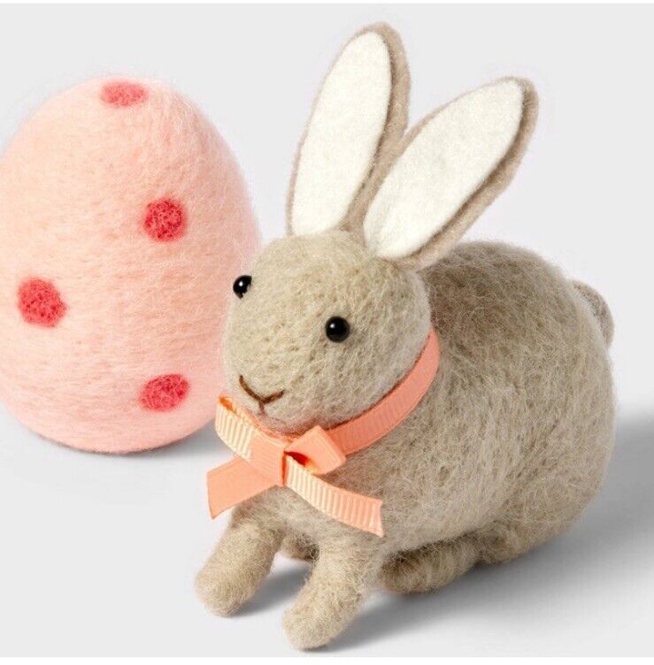 Target Spritz 2pk Easter 2024 Mini Felt Characters Bunny & Egg Set New