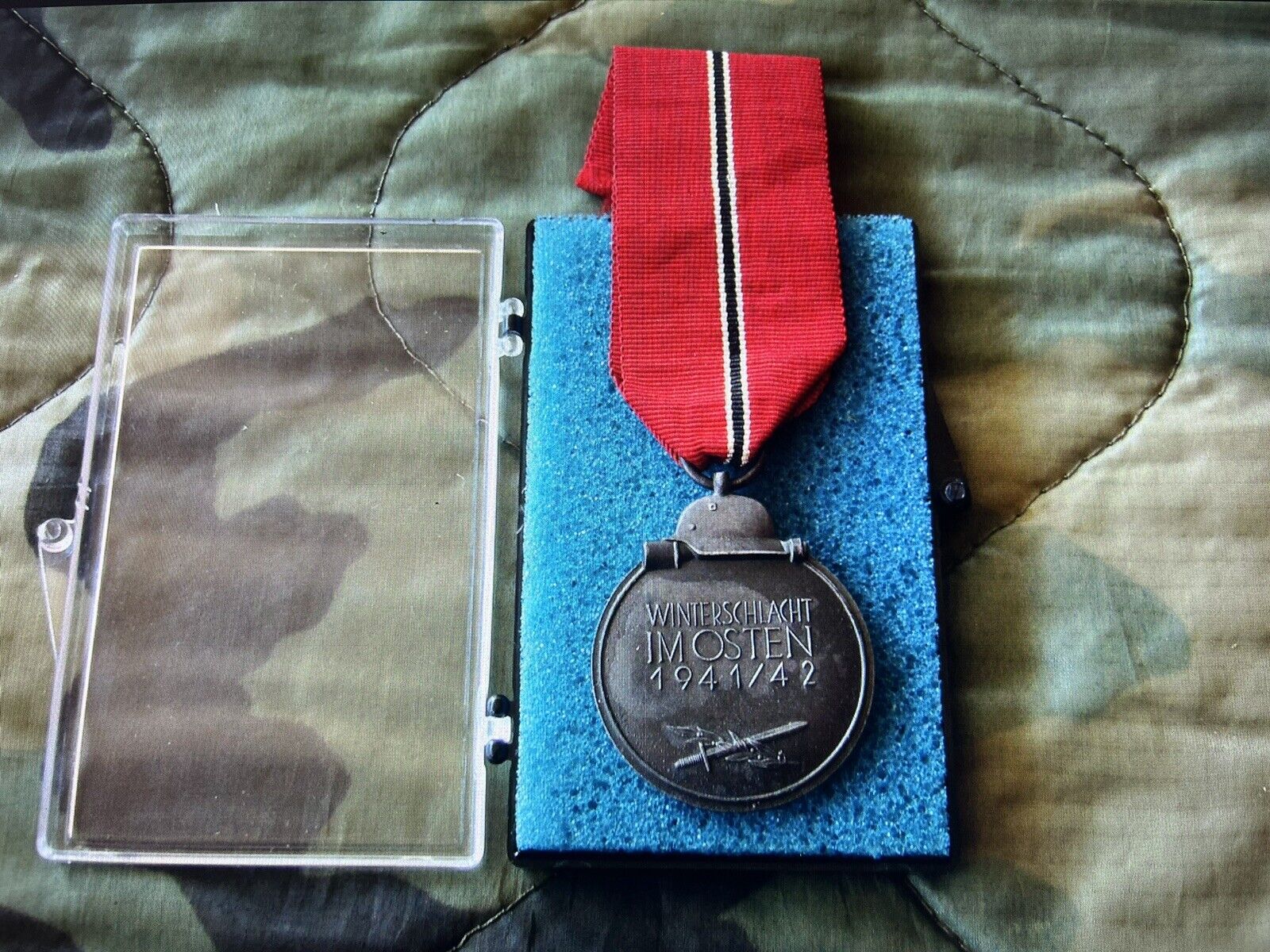 WW German Medal W/ Ribbon Dated 1941-42
