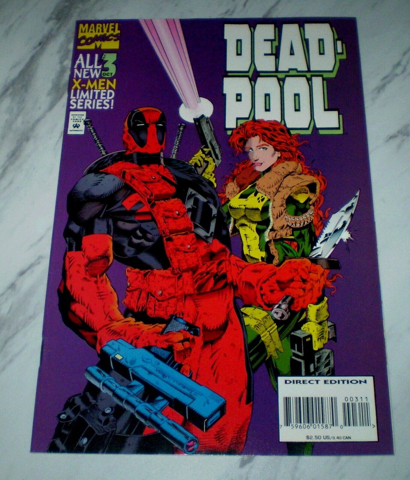 Deadpool #3 Gem MINT 10.0 White 1994 Marvel Mini-series X-Men from unopened case