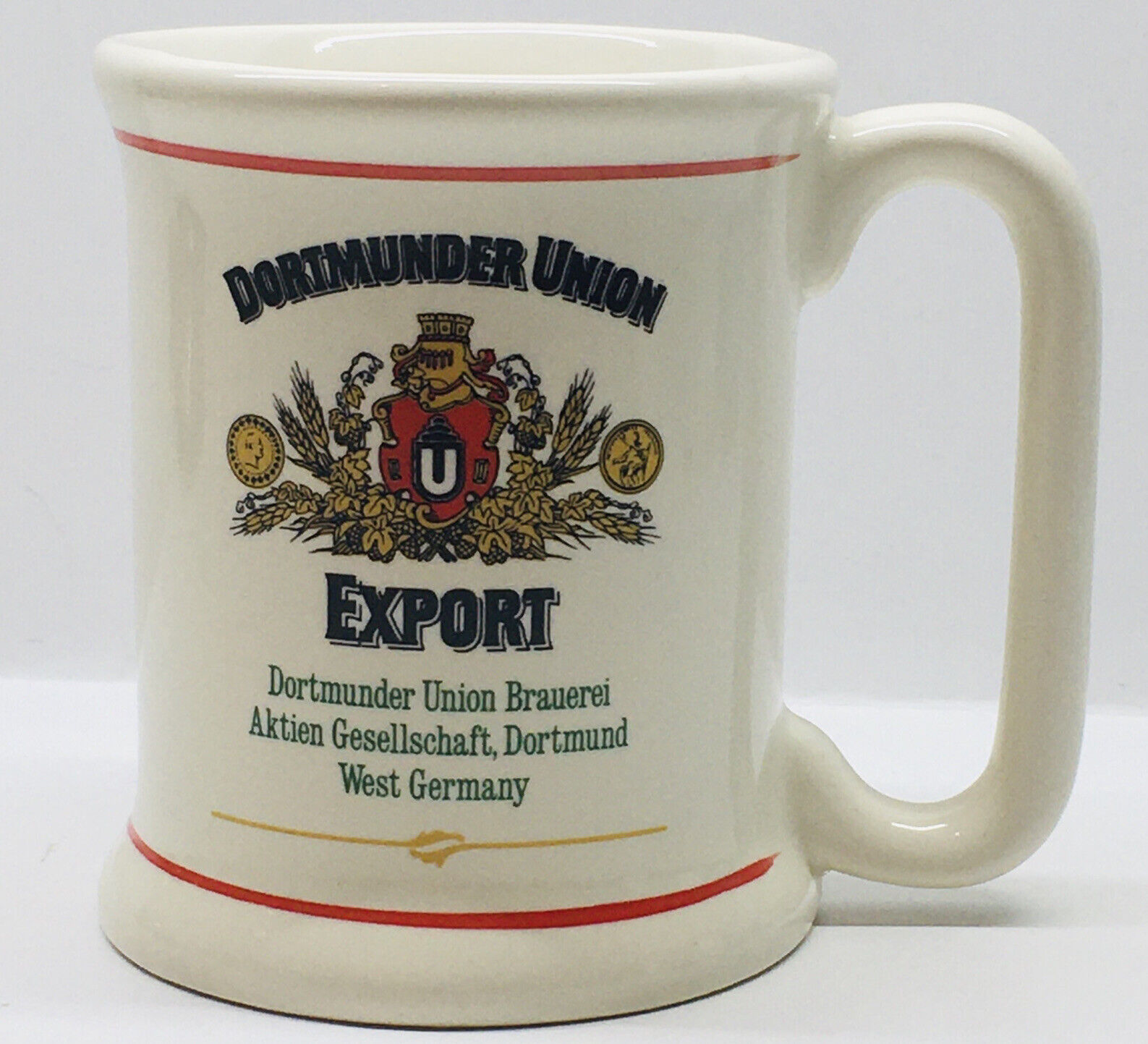 VTG Franklin Mint World\'s Great Breweries Tankard DORTMUNDER UNION German Beer