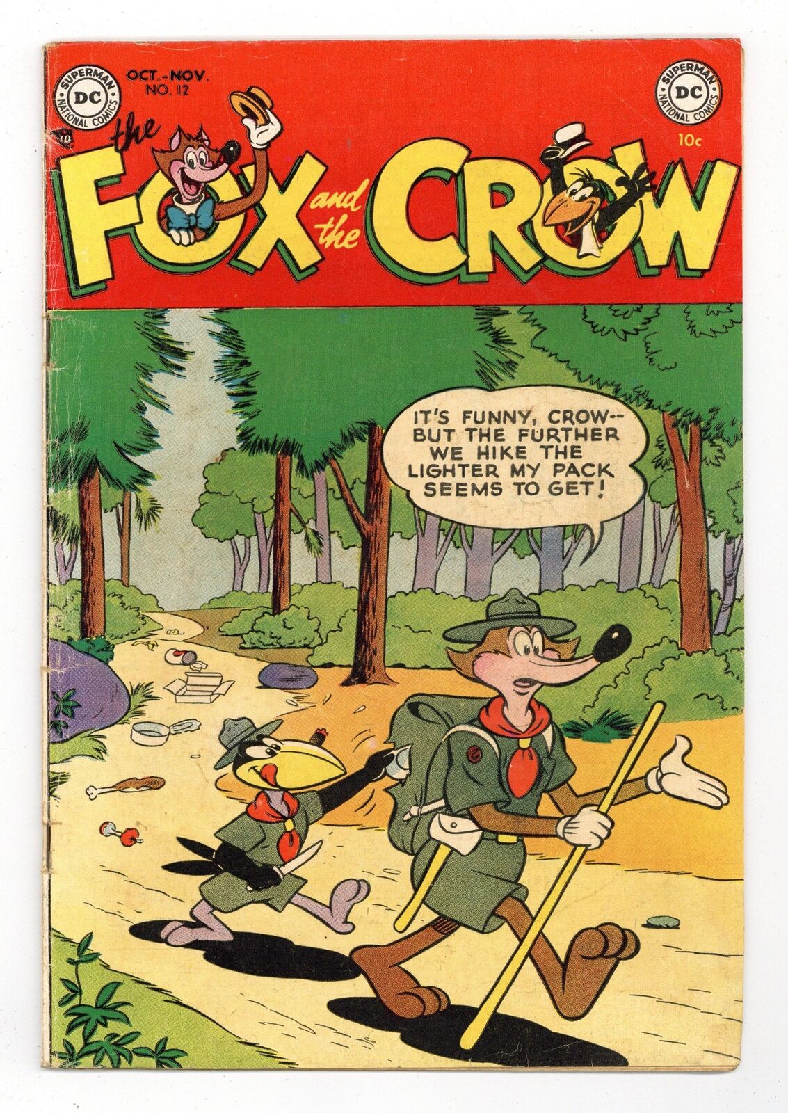 Fox and the Crow #12 GD/VG 3.0 1953