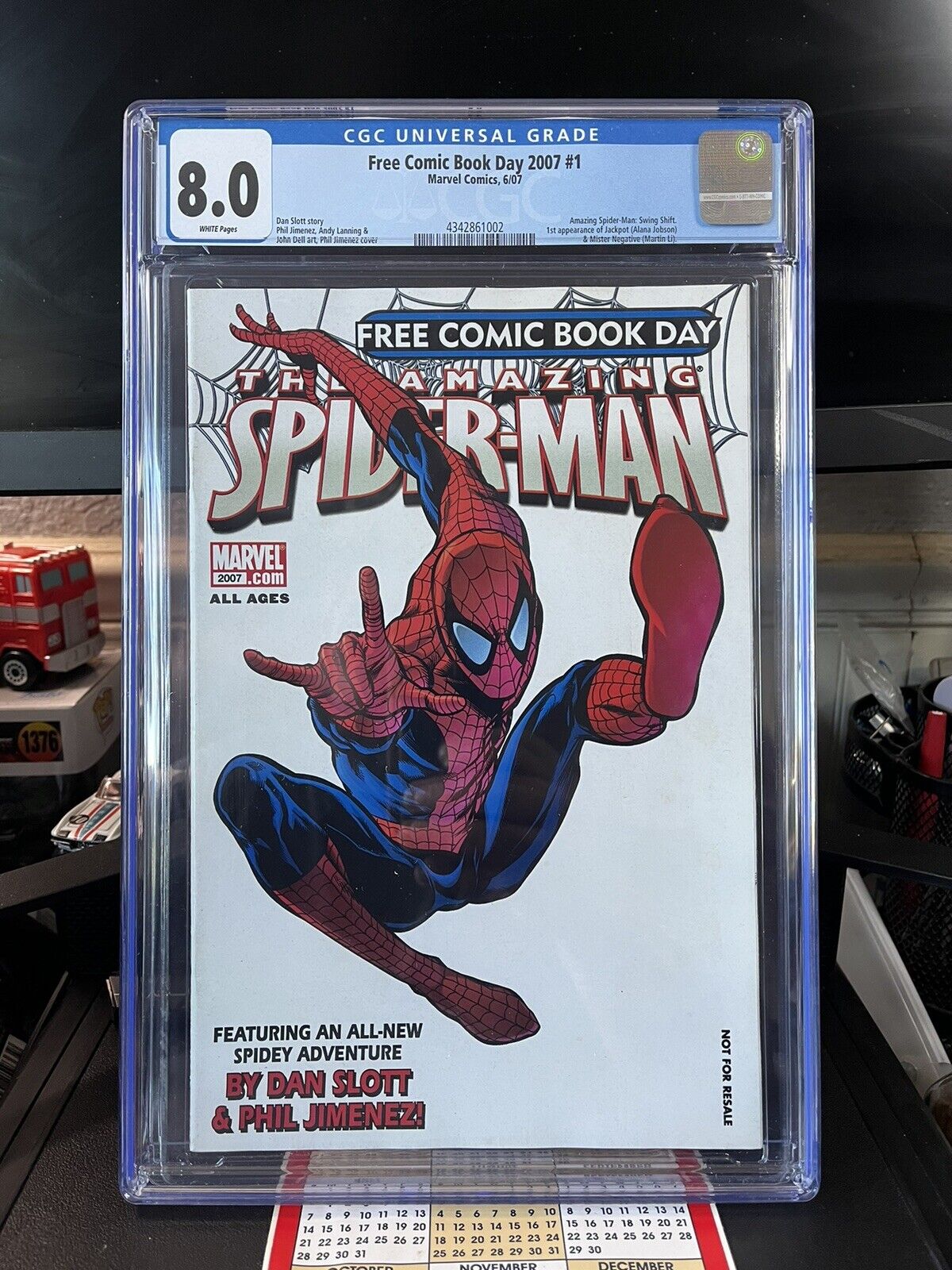 Amazing Spider-man CGC 8.0 FCBD 2007 #1 Free Comic Book Day 1st Mister Negative