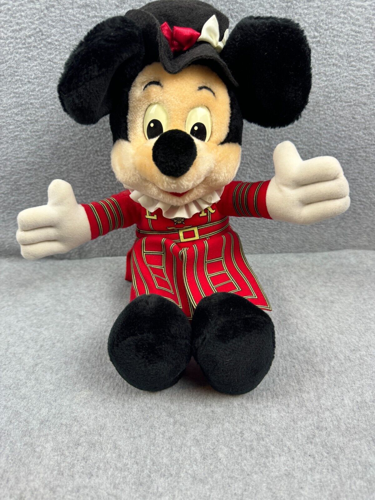Disney Mickey Mouse Beefeater Plush - ER on Uniform - Fabric Tag