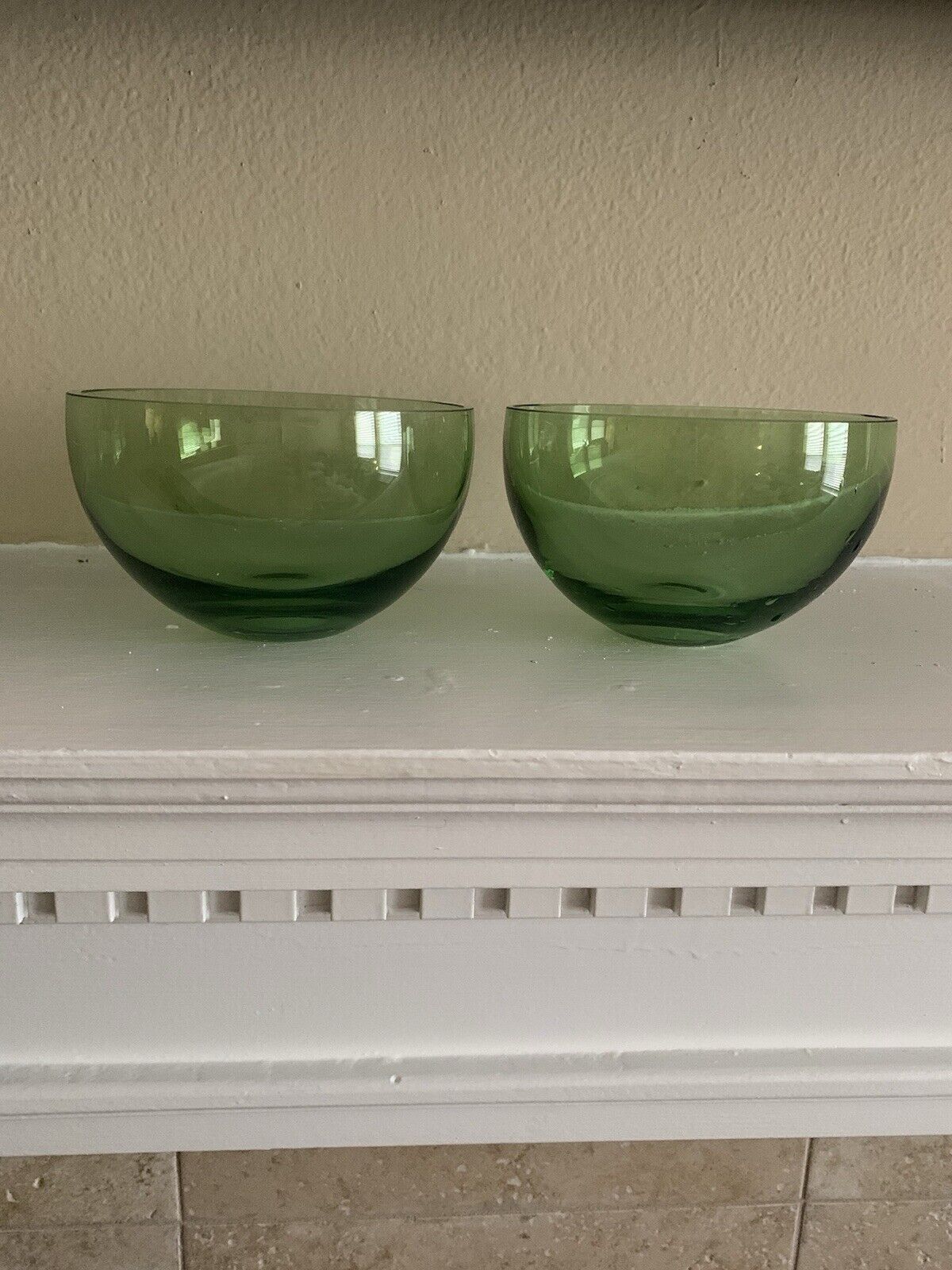 Aerin by Lenox Green Crystal Bowls