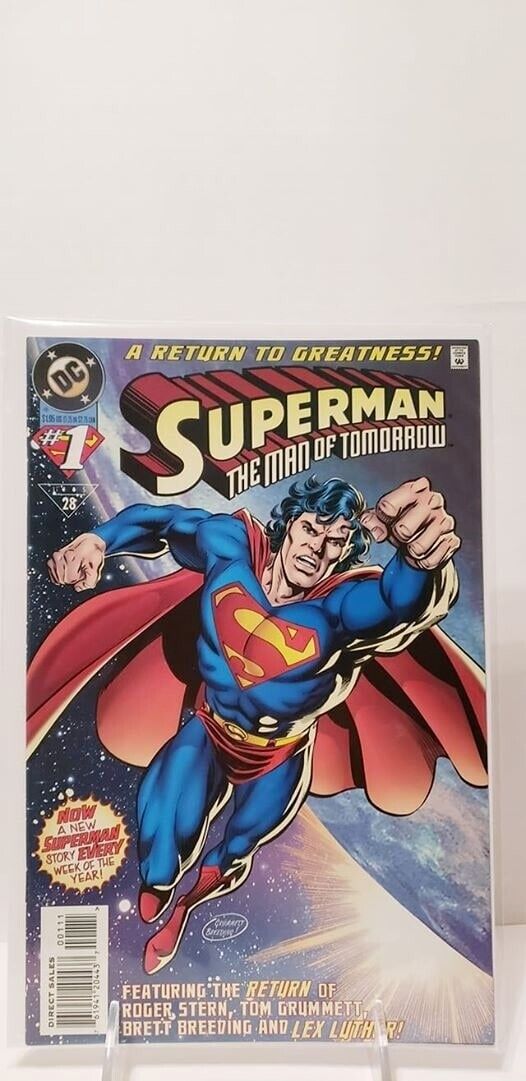 19826: DC Comics SUPERMAN THE MAN OF TOMORROW #1 NM Grade