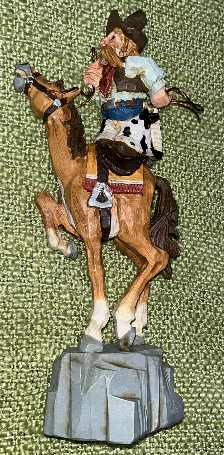 David Frykman “The Cowboy “rodeo, horse , 11 inches, statue ,western decor