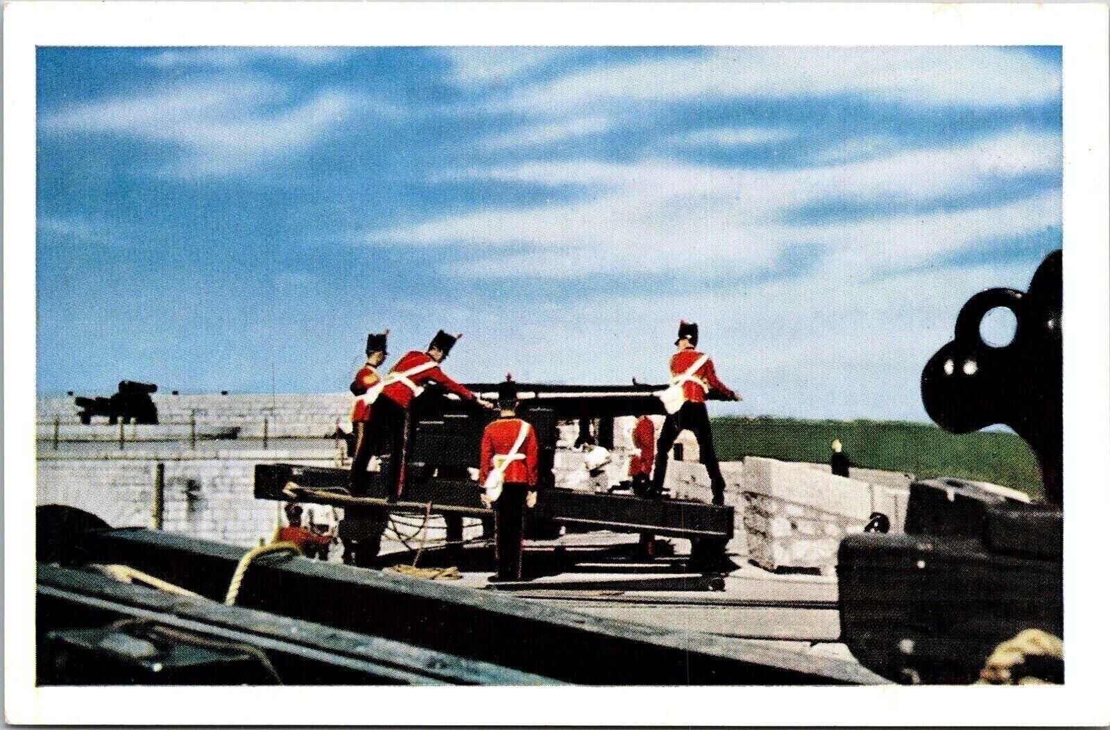 Red Coats Fort Henry Kingston Ontario Canada Postcard UNP VTG Unused Vintage