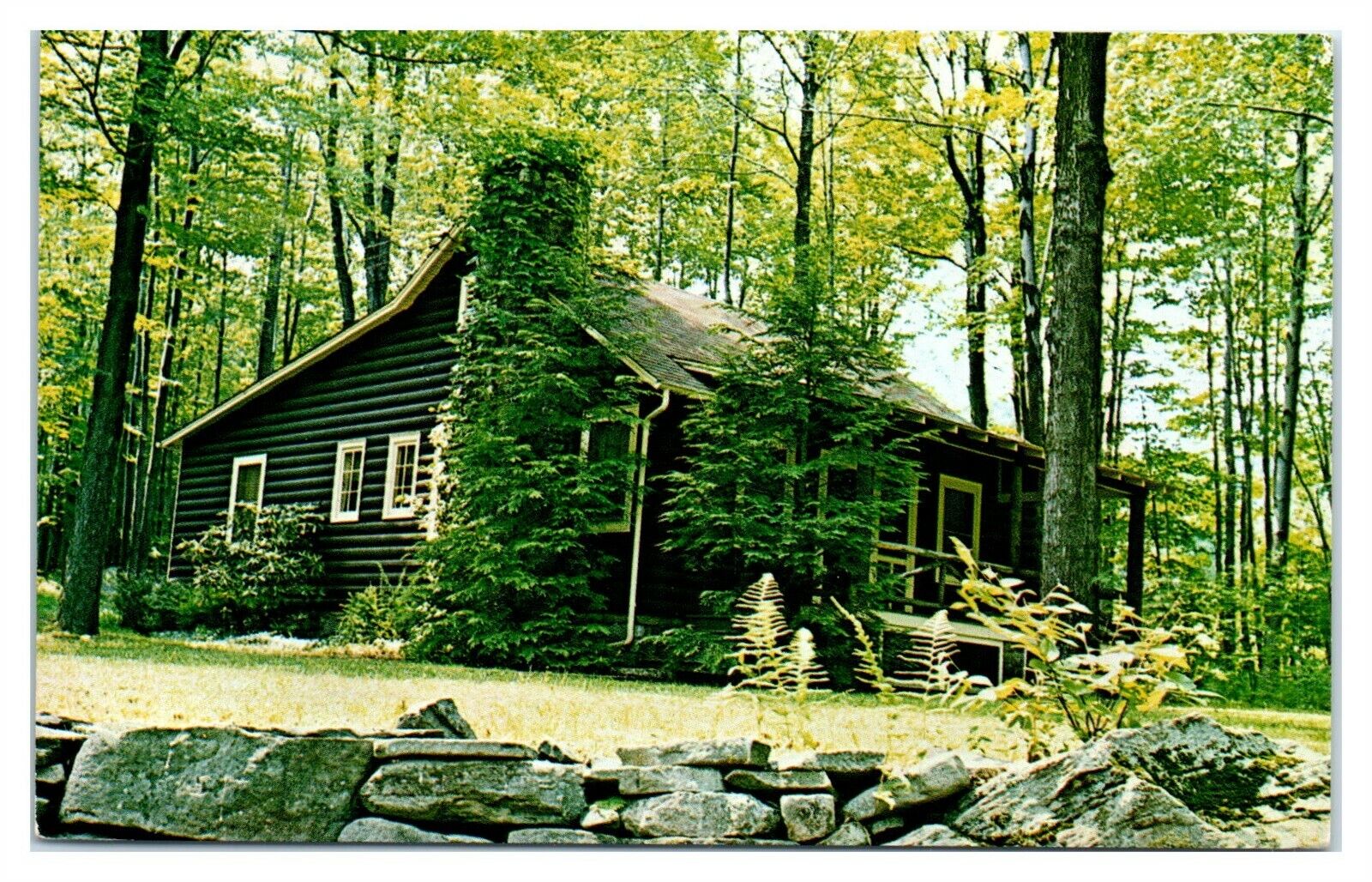 1950s/60s Spruce Lake Retreat, Canadensis, PA Postcard *6L(2)11