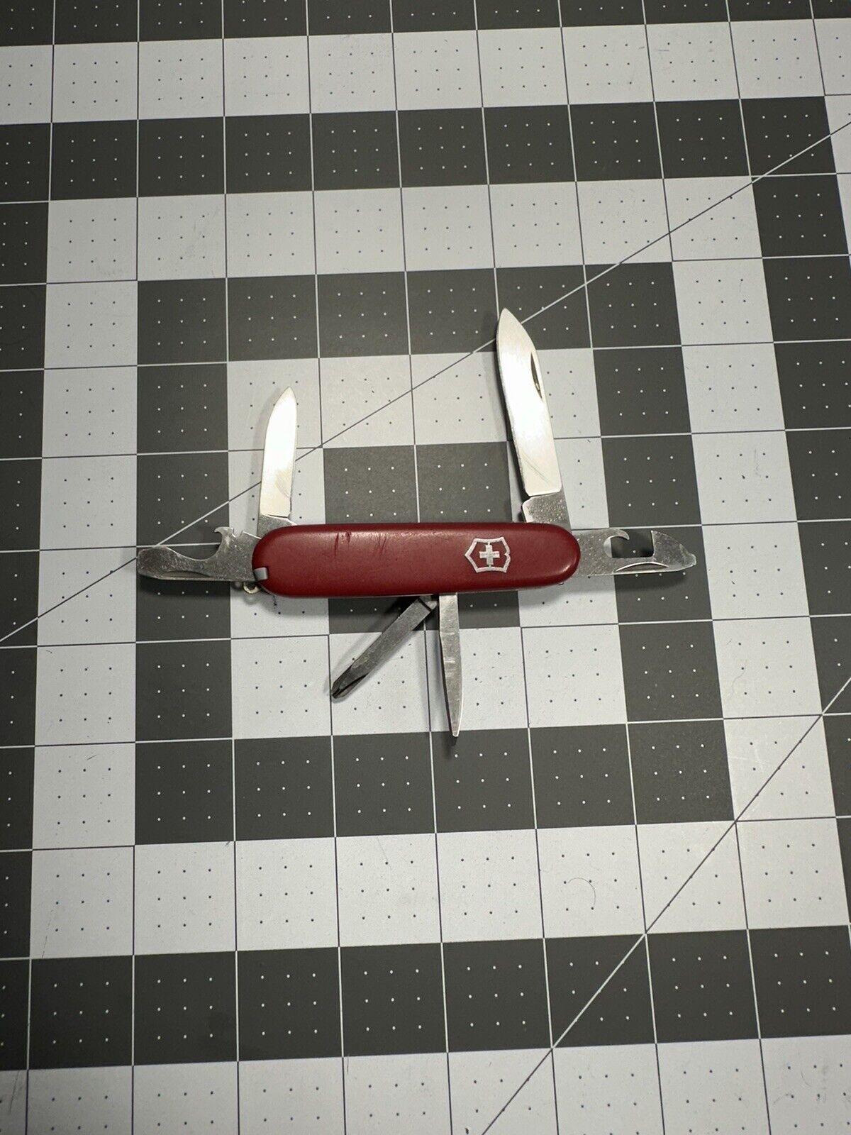 Victorinox Vintage Tinker Small Swiss Army  84MM Square Head Phillips DULL 7008