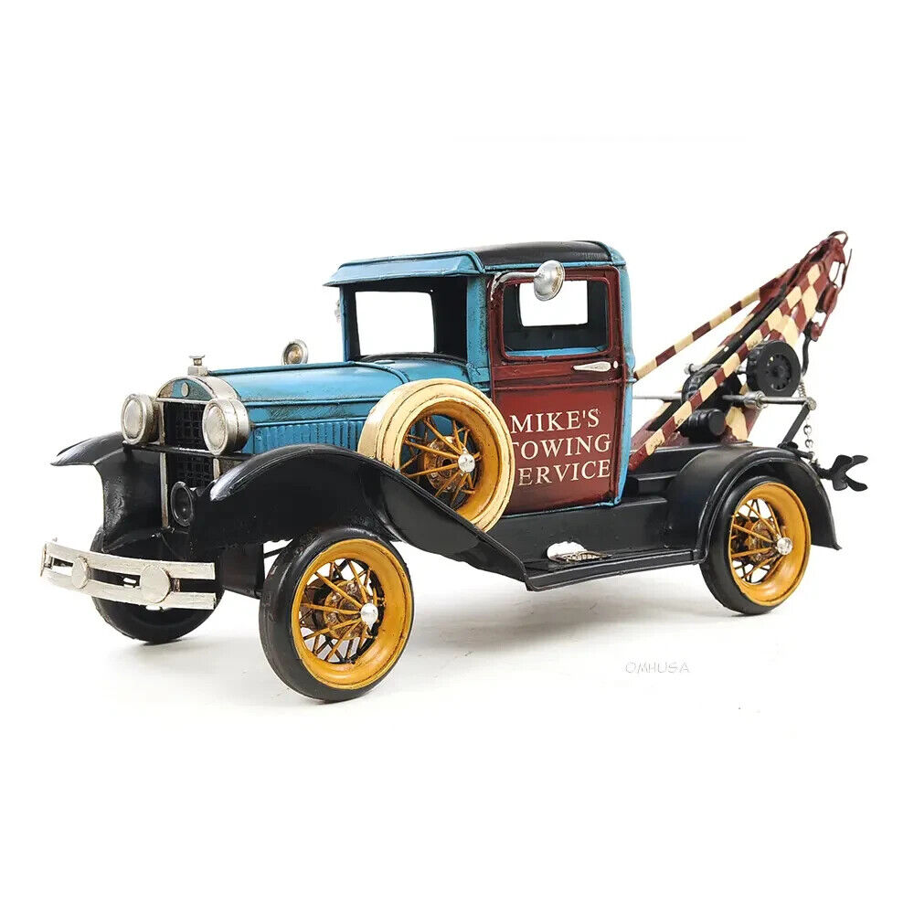 1931 Ford Model A Tow Truck 1:12 | Lightweight Truck Model W/ Decaled Insignia