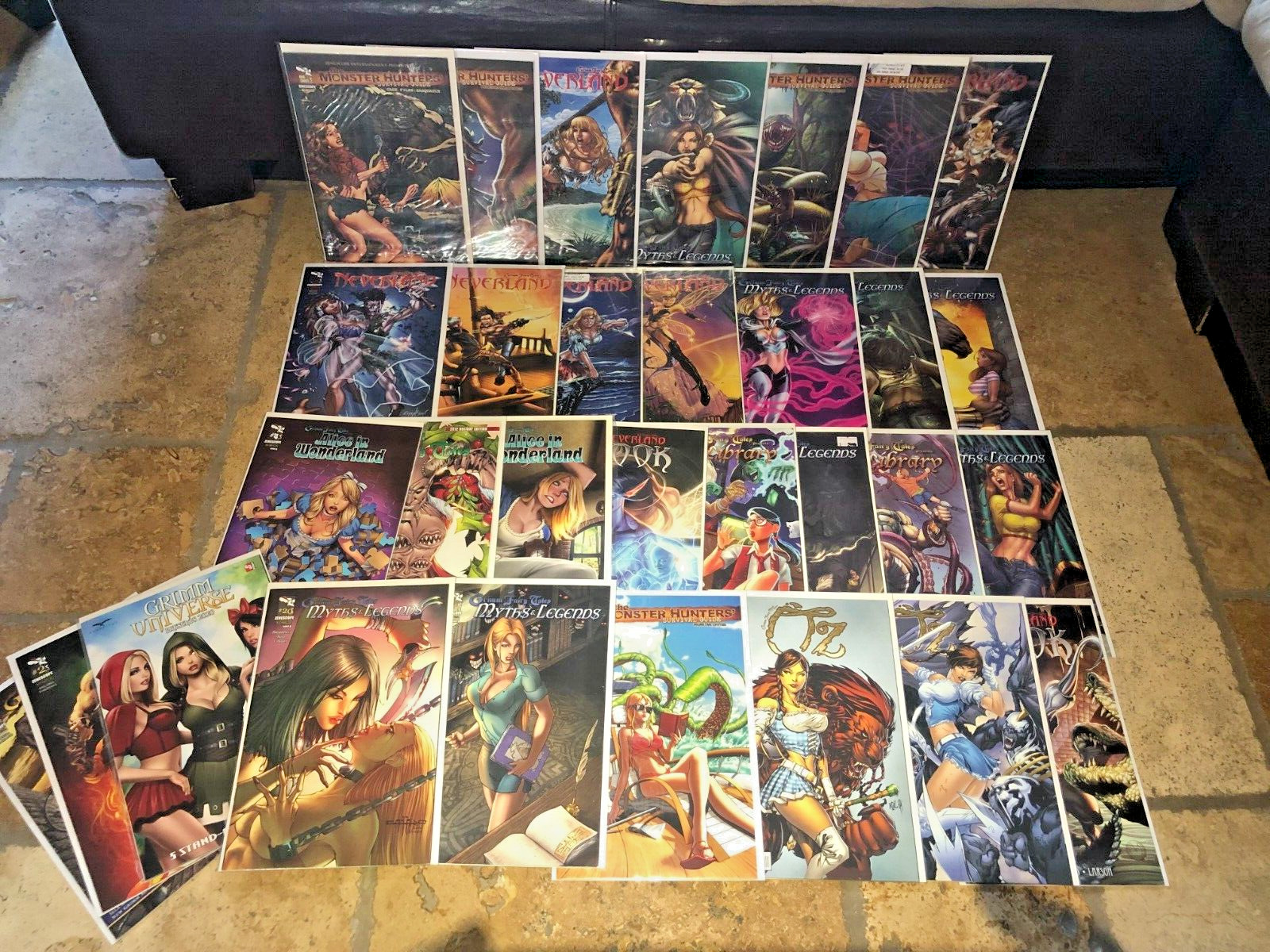 EPIC LOT OF 40 GRIMM FAIRY TALES & ZENESCOPE COMIC BOOKS FROM 2008-2023 VF/NM