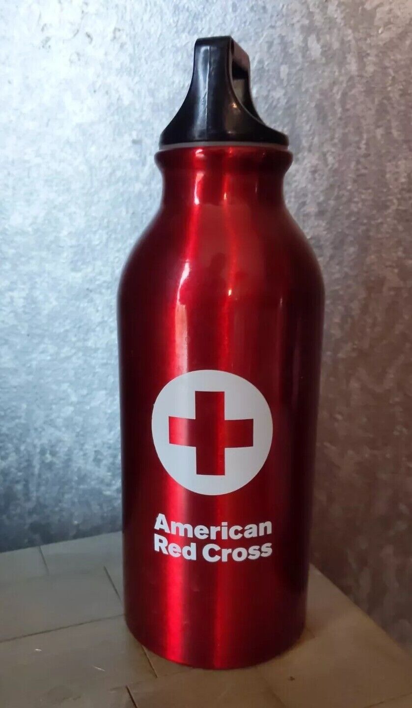 American Red Cross Metal Bottle with Cap