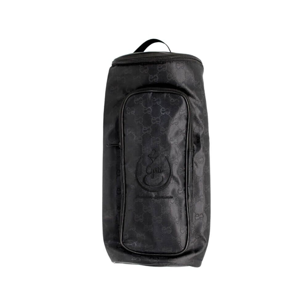 Cyril Luxury Travel Bag| Black-Gold-Gray.