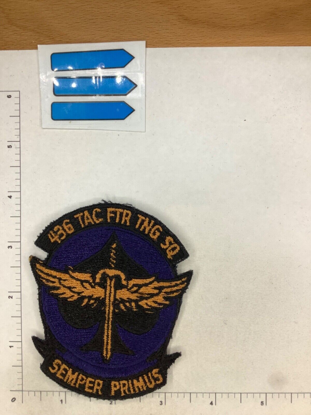 VINTAGE USAF 436TH TACTICAL FIGHTER TRAINING SQUADRON PATCH