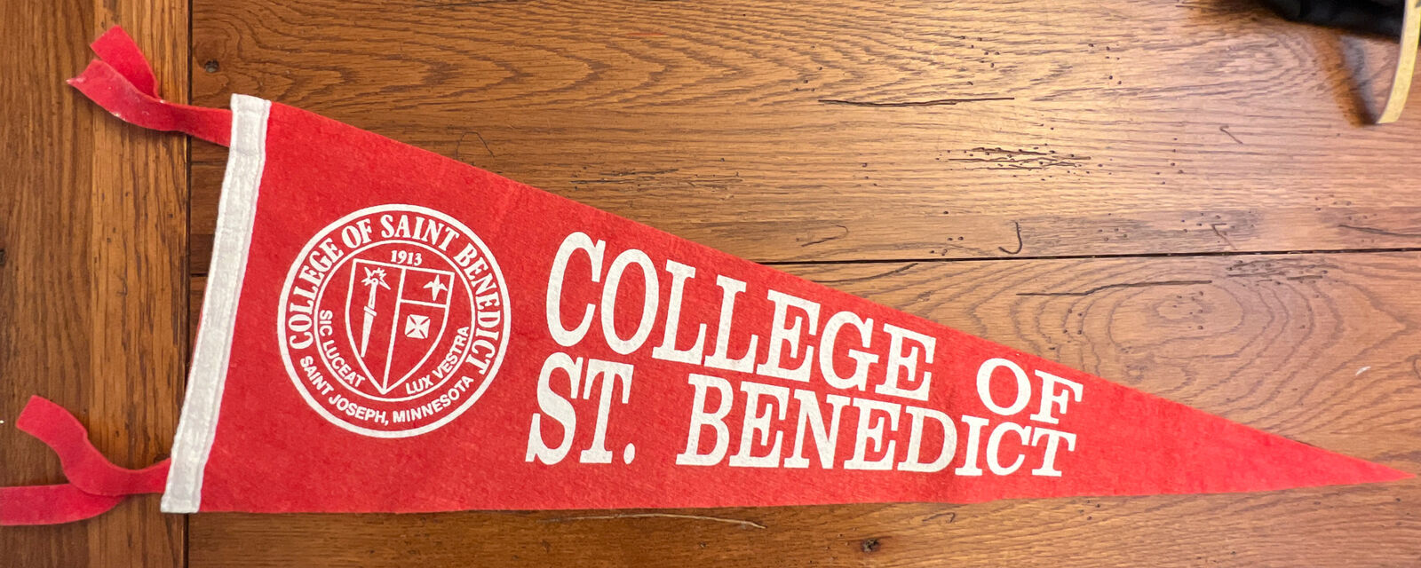 College of St. Benedict Felt Pennant Saint Joseph, Minnesota
