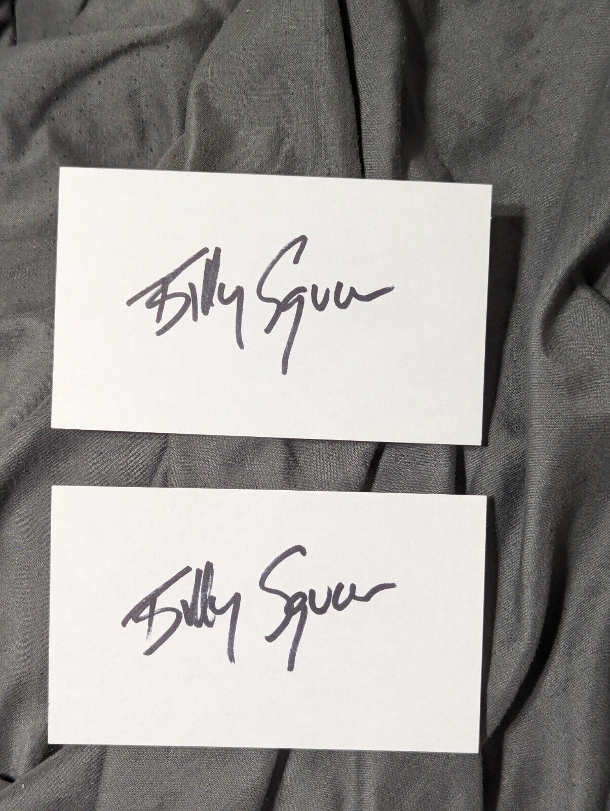 BOGO Billy Squier Autograph Signed 