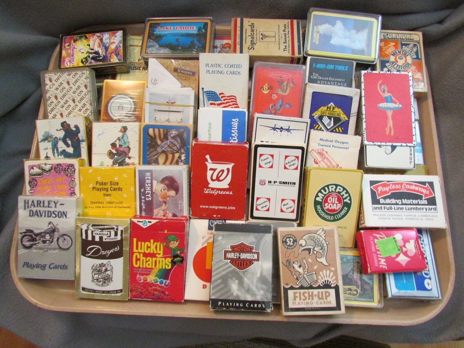 Vintage Decks of Playing Cards Lot of 45 - Sealed / Open, Big Variety