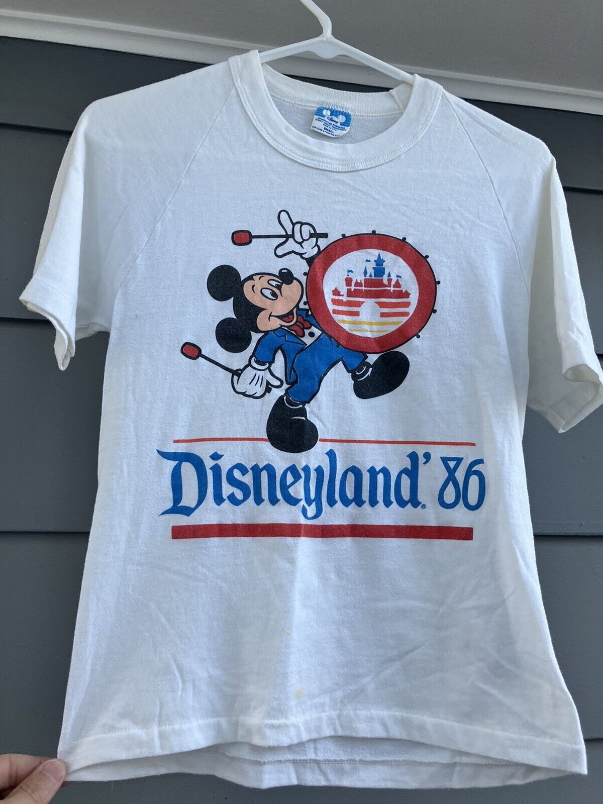 VTG Disneyland 1986 Mickey Mouse T-Shirt, Small, Made In USA