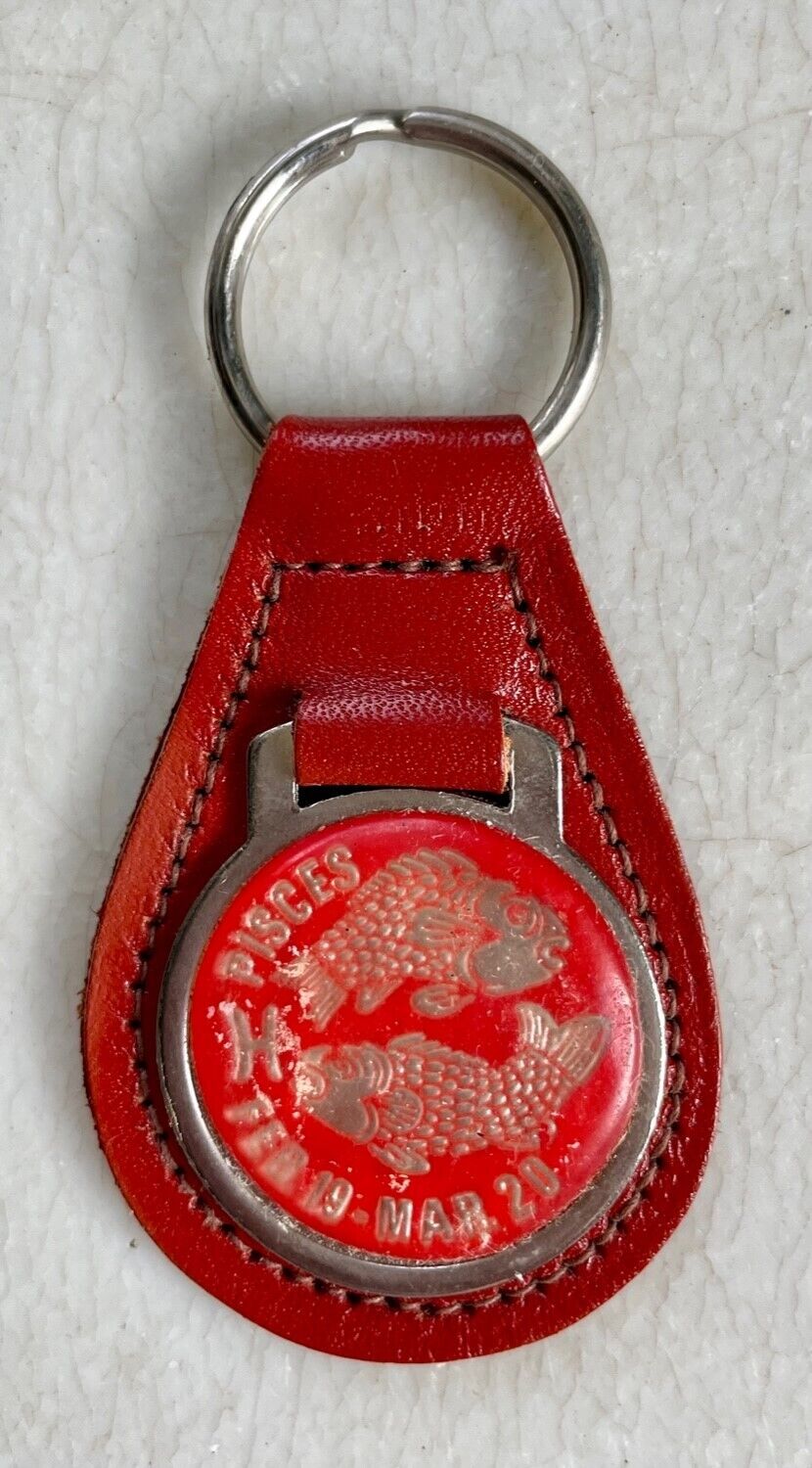 Key Ring Fob Pisces Horoscope Ford 1958 1959 1960 1961 1962 1963 1964 1965 Chain