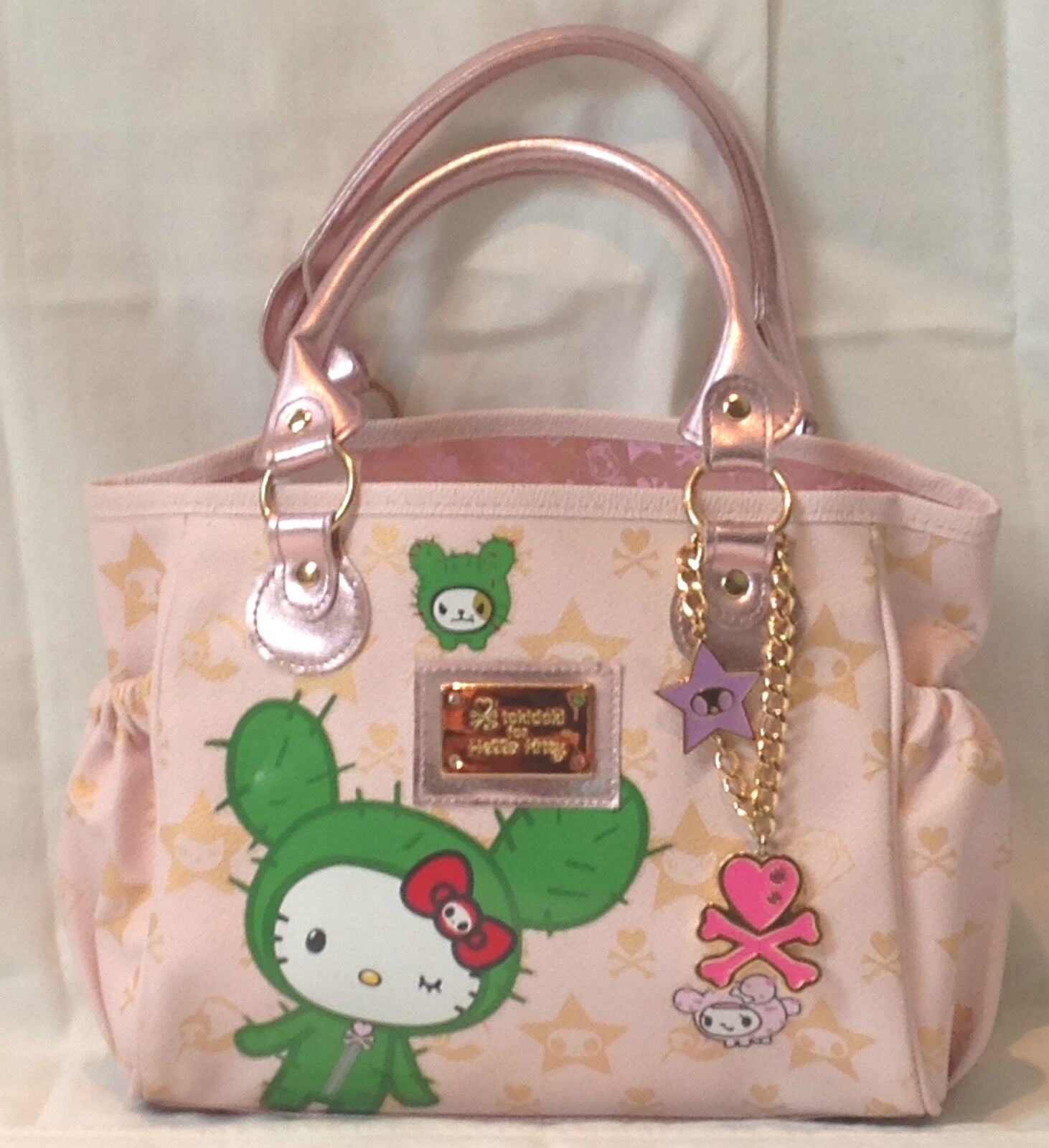 Tokidoki x Hello Kitty Boston Sandy Bag ~ Mini Pink ~ Handbag Purse ~ LT ED 2008