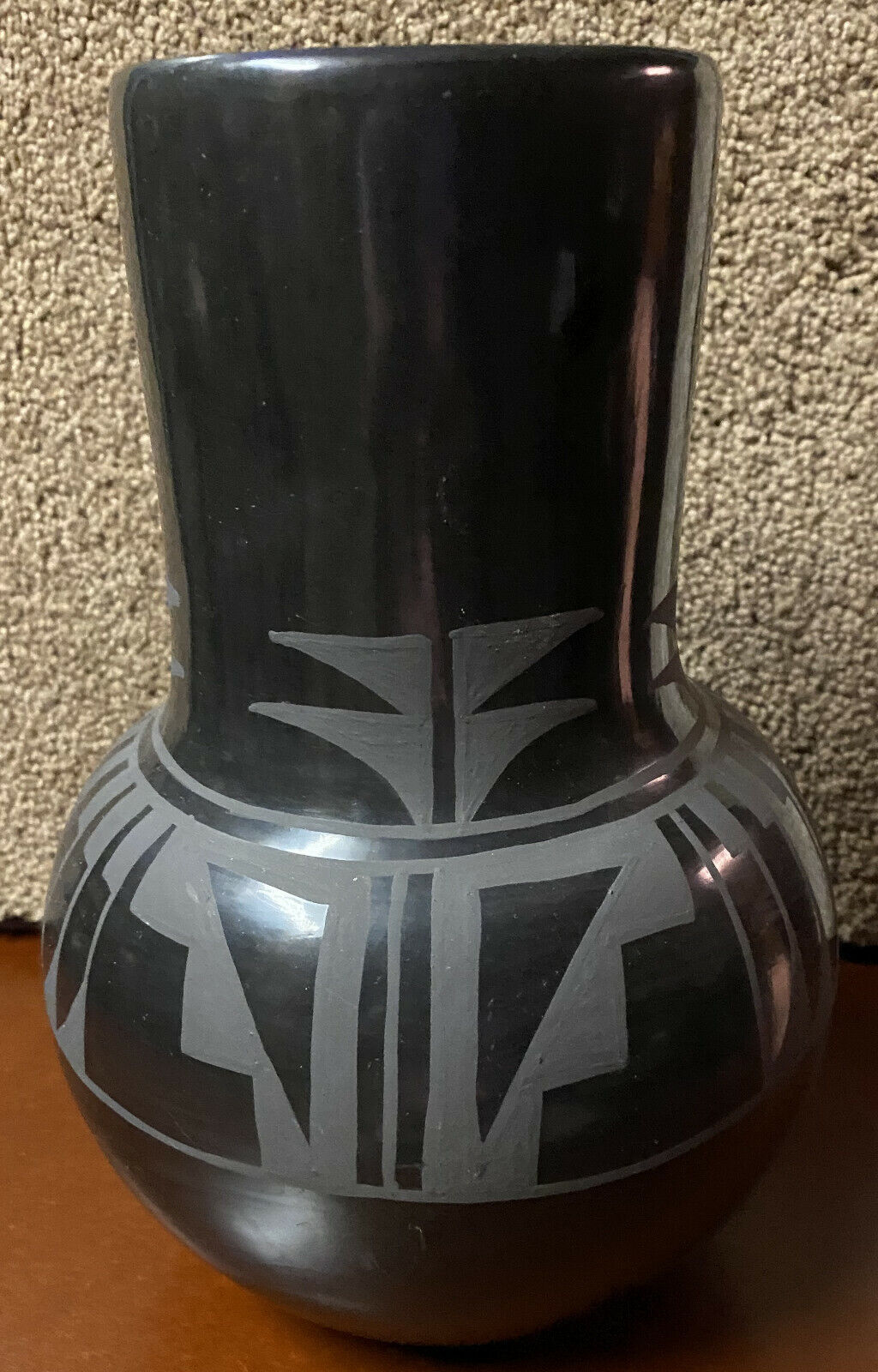 Nicolasa Naranjo Large Vase Black Pottery