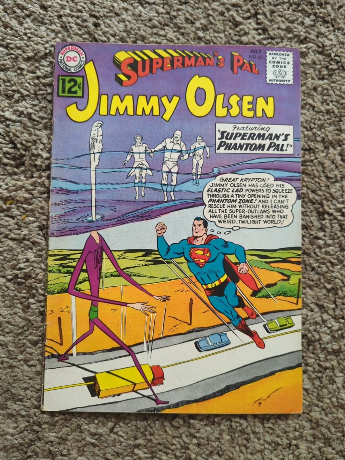 Superman\'s Pal Jimmy Olsen #62 (DC 1962) VG Silver Age Comic See Scans Sharp🔥🔥