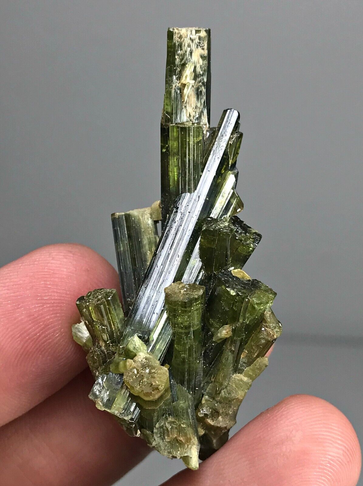 104 CT beautiful Vesuvianite crystals bunch from  KP Pakistan