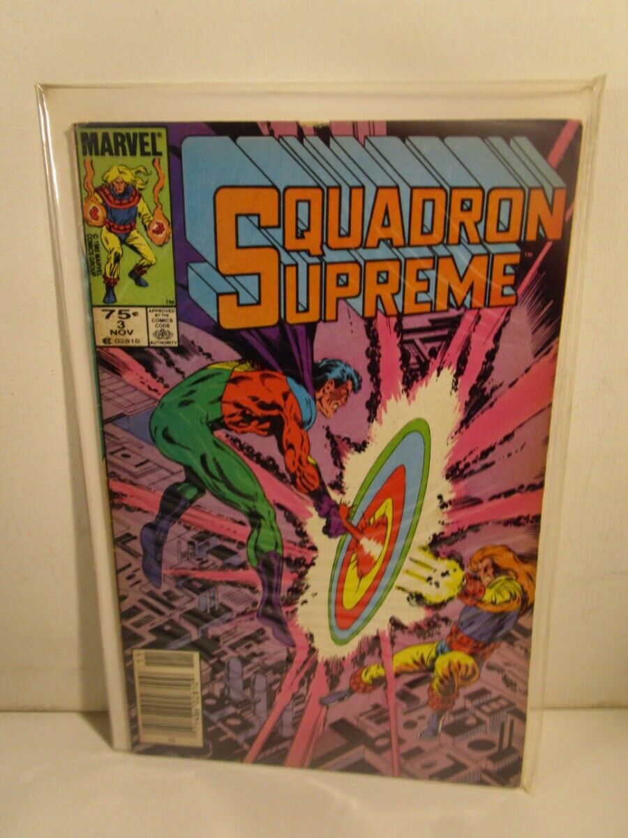 Squadron Supreme #3, Marvel Comics, Nov 1985 BAGGED BOARDED