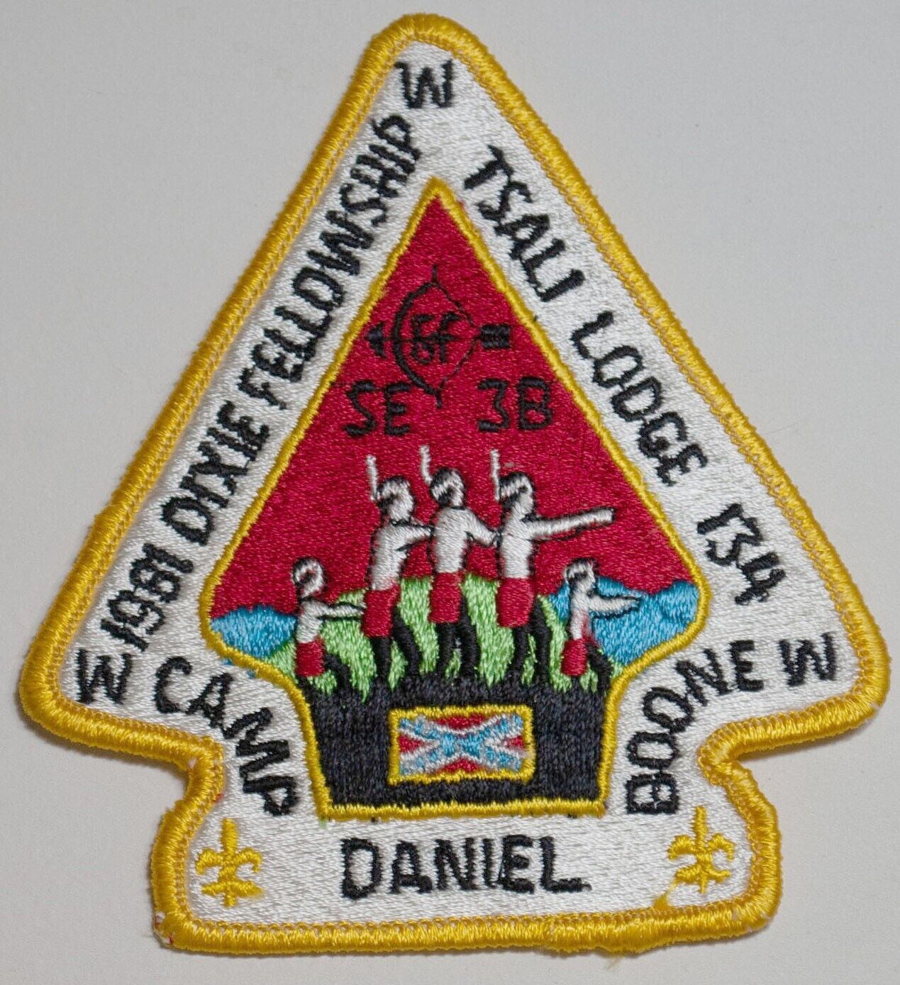 1981 SE-3B Dixie Fellowship Patch Tsali Lodge 134 Order of the Arrow BSA