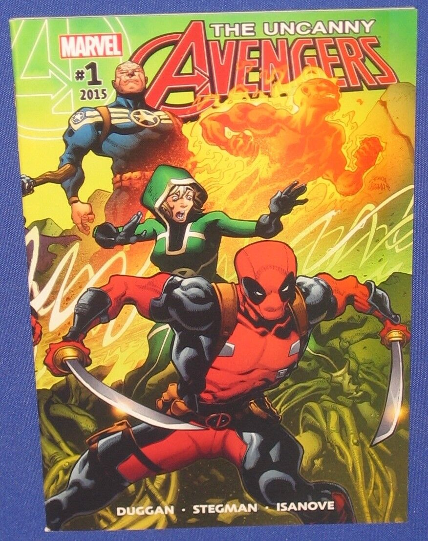 Uncanny Avengers #1 Comic Book First Appearance Synapse Marvel 2015 NM Deadpool