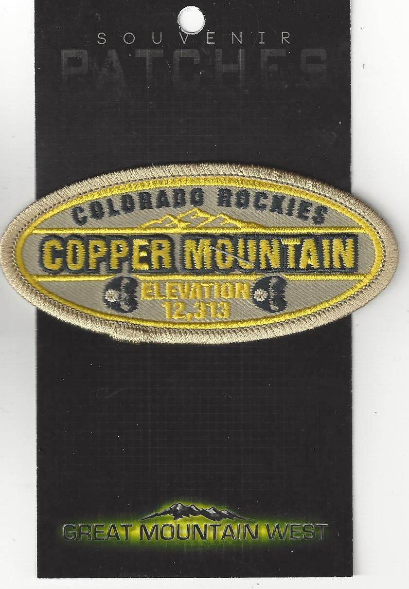Copper Mountain Colorado Souvenir Ski Snowboard Patch