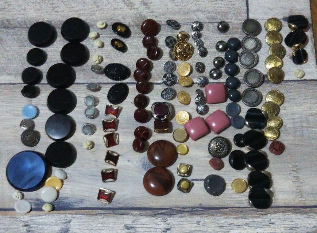 Japanese vintage Peony buttons 128 antique Handicraft designer parts