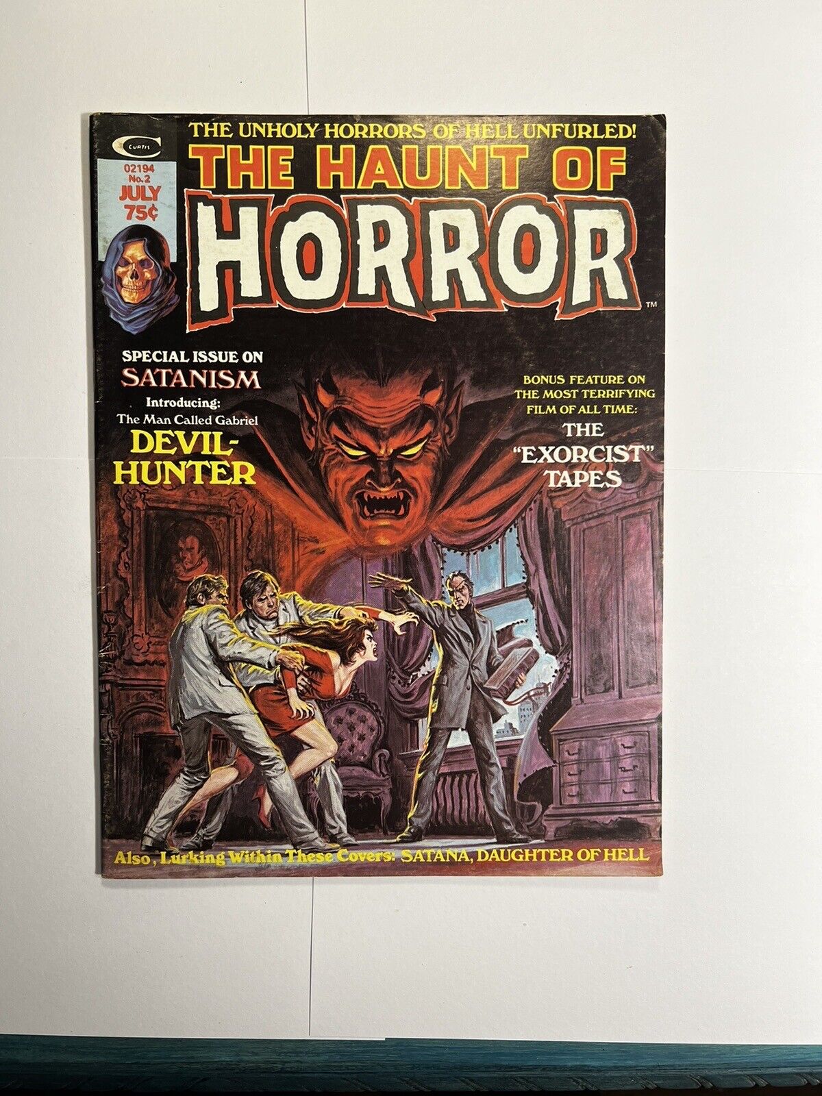 Rare The Haunt of Horror Magazine #2- 3.5 Marvel 1974 Exorcist Tapes Very Good