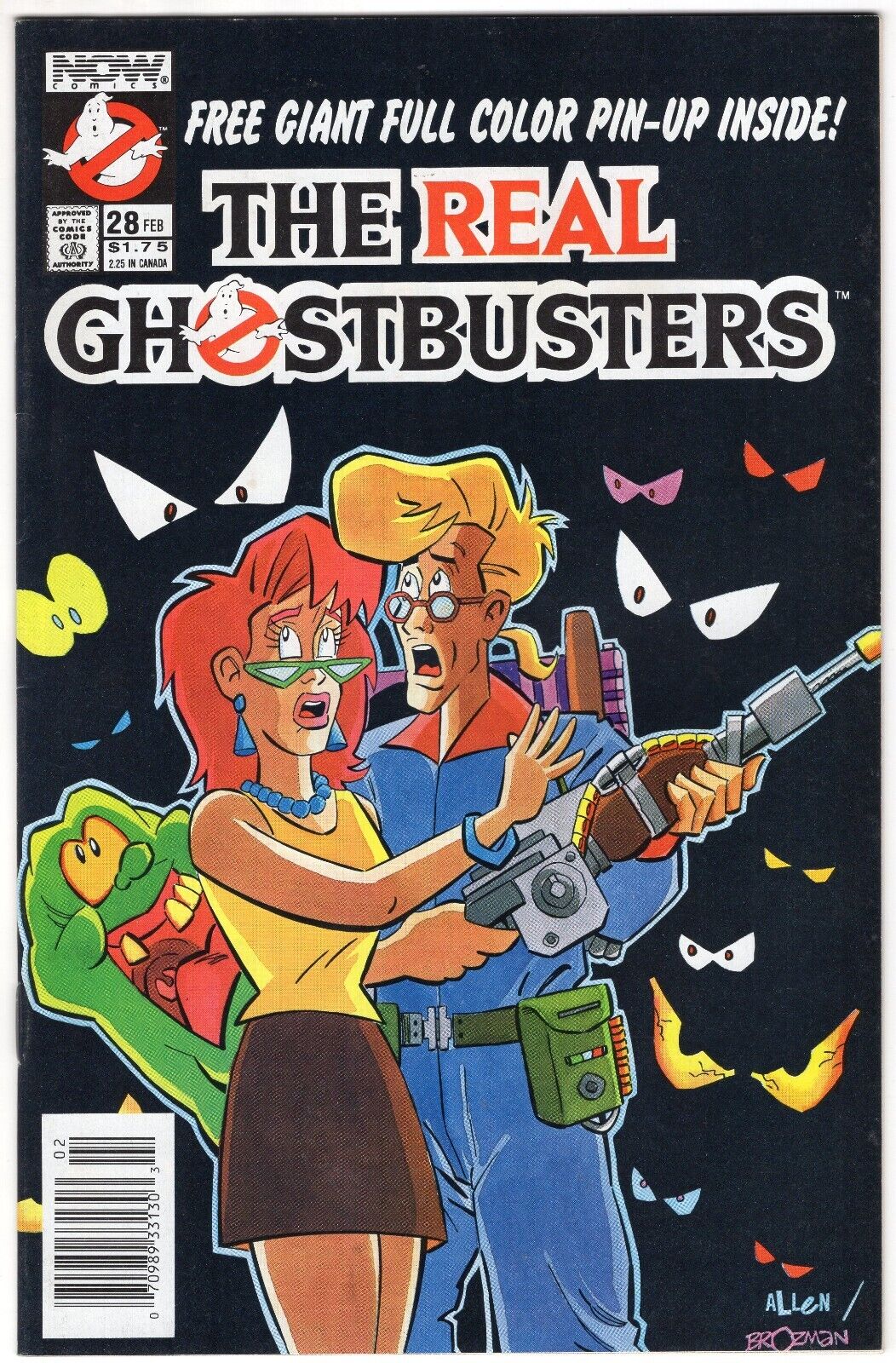 The Real Ghostbusters #28 1991 Now Comics HTF Last Issue HIGH GRADE