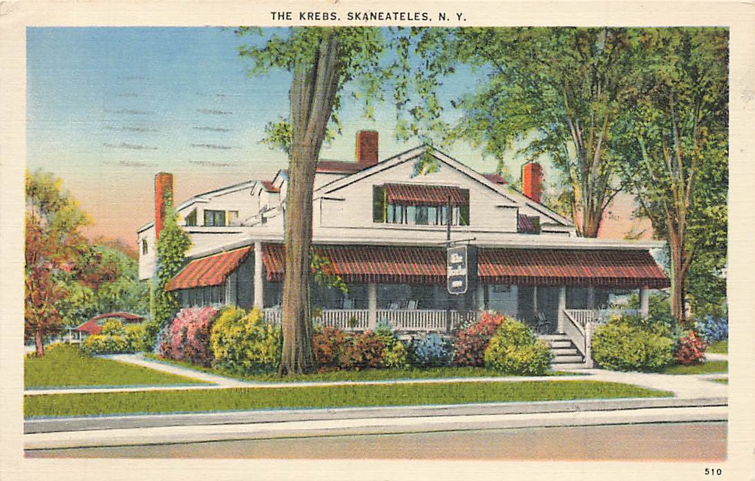c1930s-40s The Krebs Restaurant Skaneateles NY P495