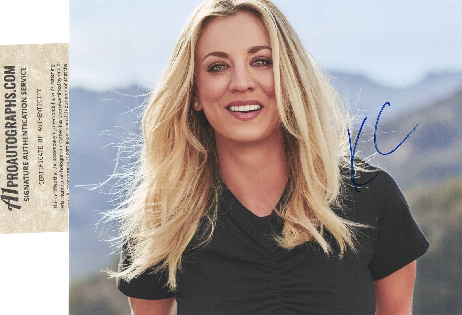 8X10 FRAMED HAND SIGNED AUTOGRAPH - KALEY COUCO