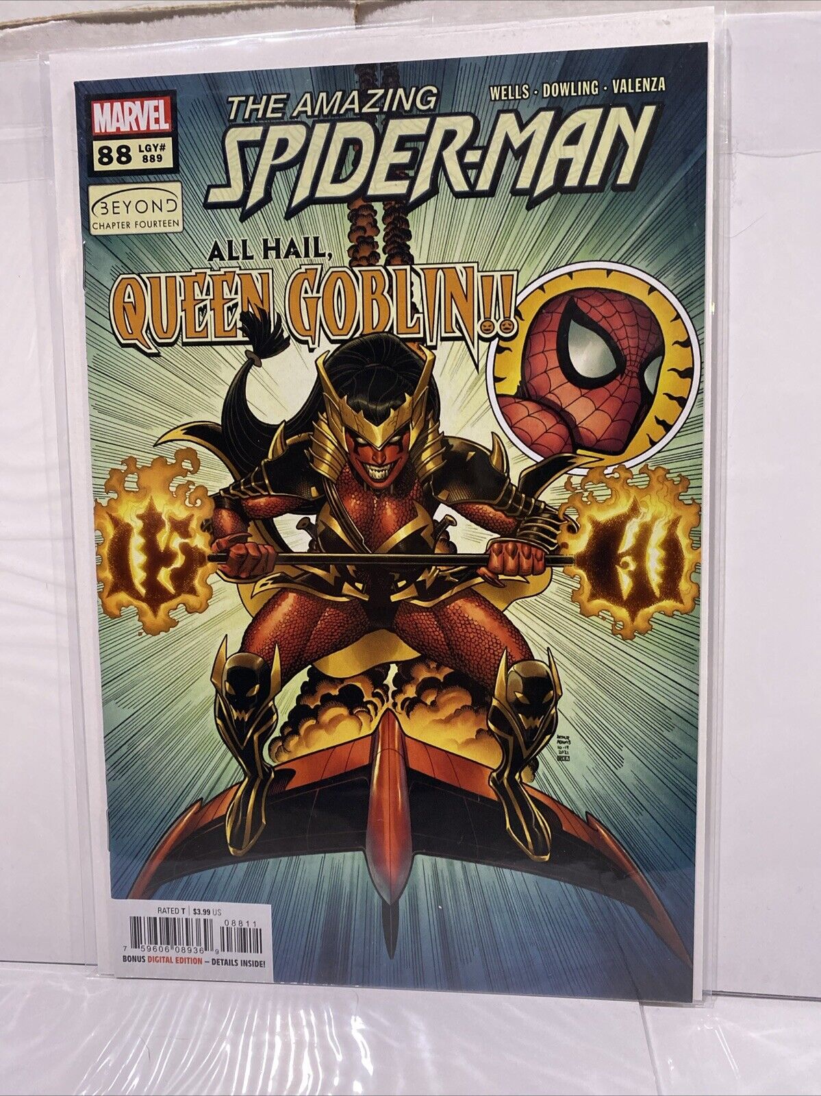 The Amazing Spider-Man Issue #88 Volume 5 (2018) Key Issue Near Mint LGY#889