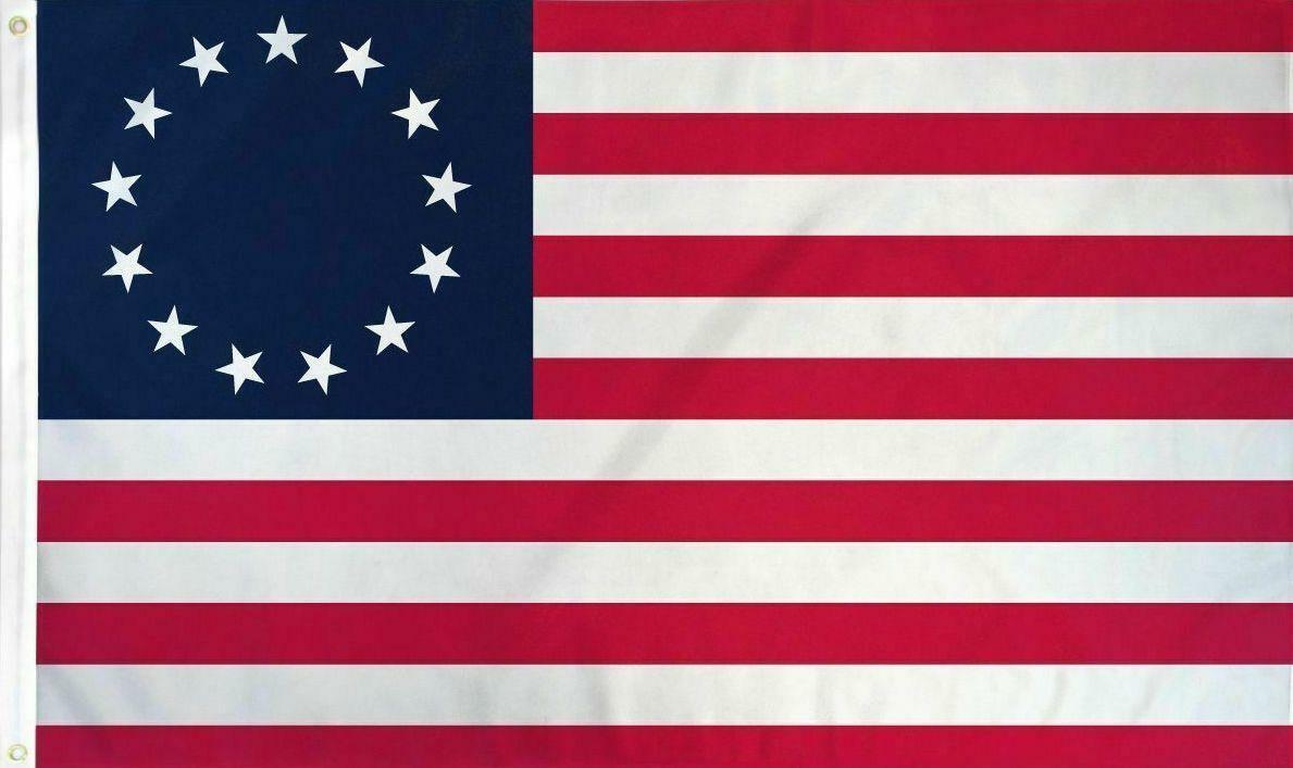 Betsy Ross 3\' x 5\' Flag Historical United States American Revolution 13 Star A-6