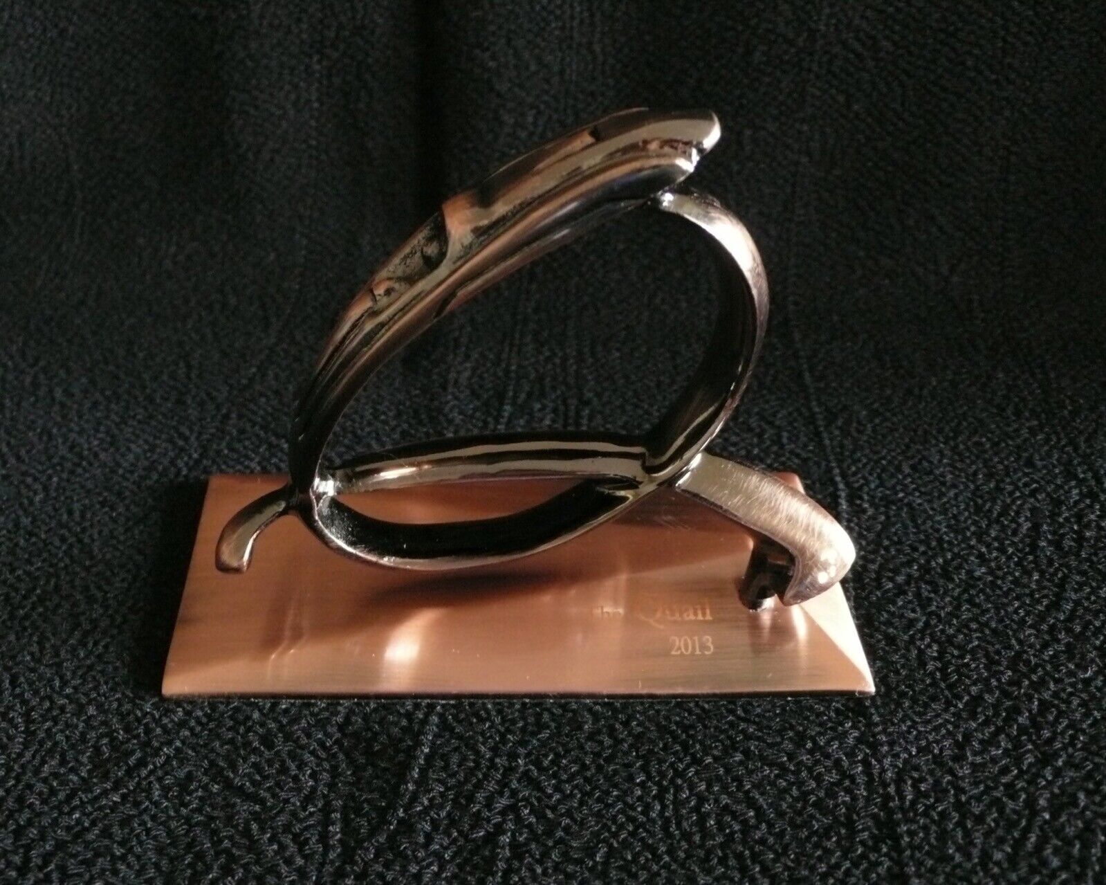 2013 The Quail Motorsports Gathering Participant Trophy FLAWLESS