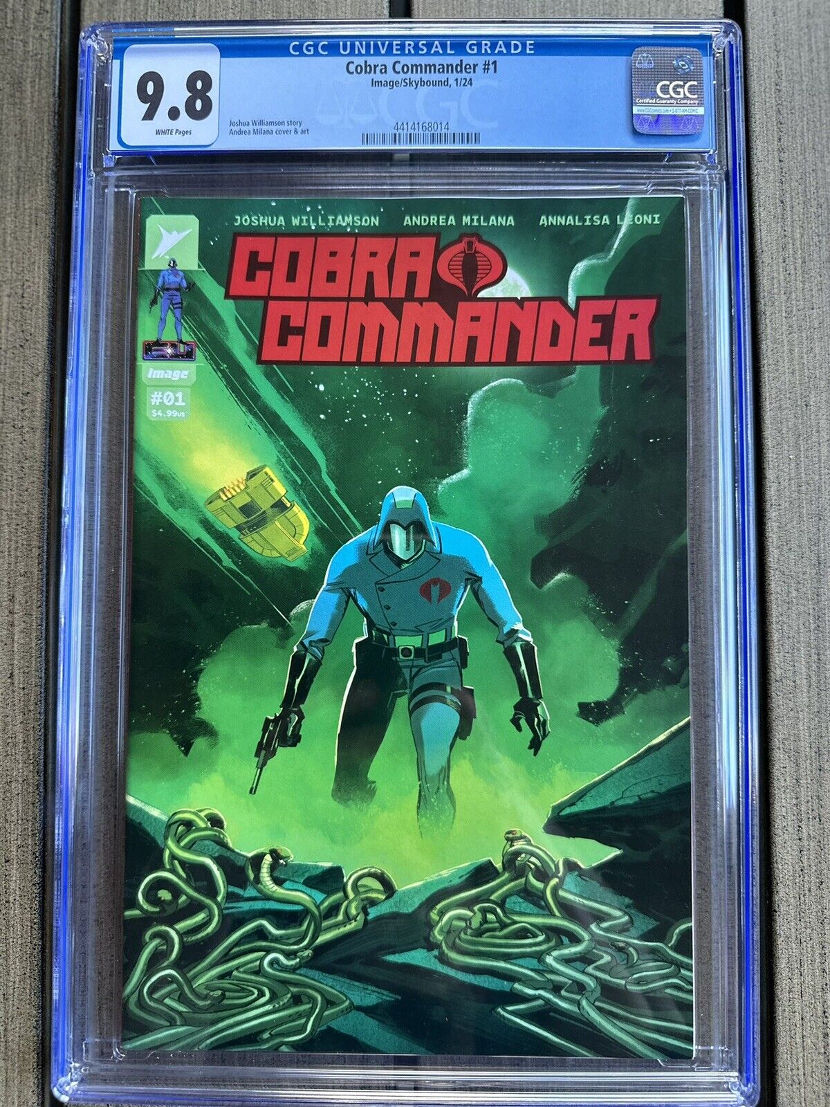 Cobra Commander #1 CGC 9.8 🔥 Image/Skybound Comics 01/2024
