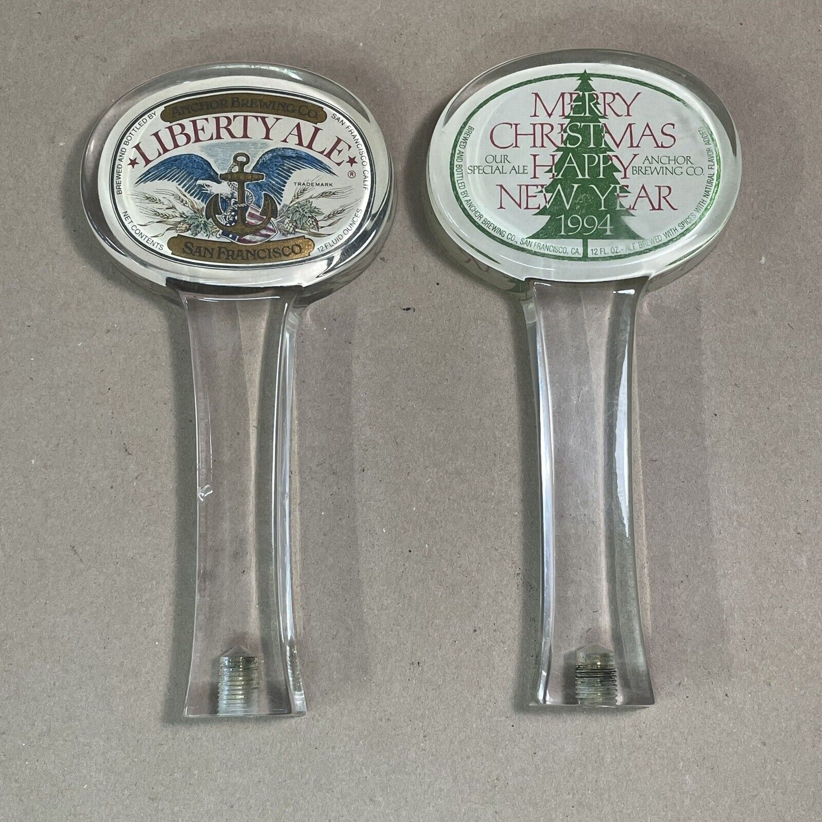 Vintage Anchor Brewing Co Tap Handles Liberty Ale Our Special Ale 1994 Lot of 2