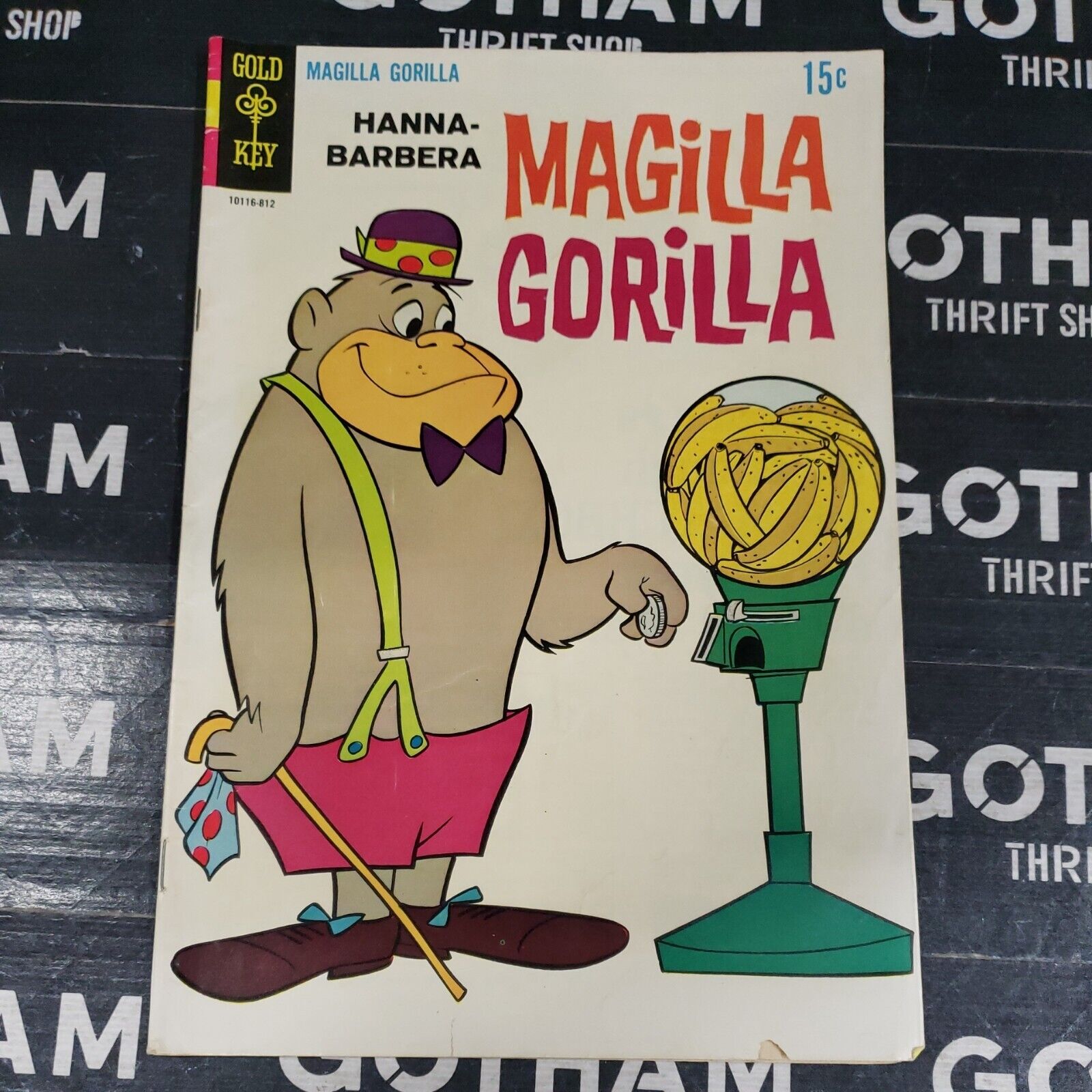 Hanna-Barbera Magilla Gorilla # 10, Reprints 1st App (Gold Key 1968) vintage 