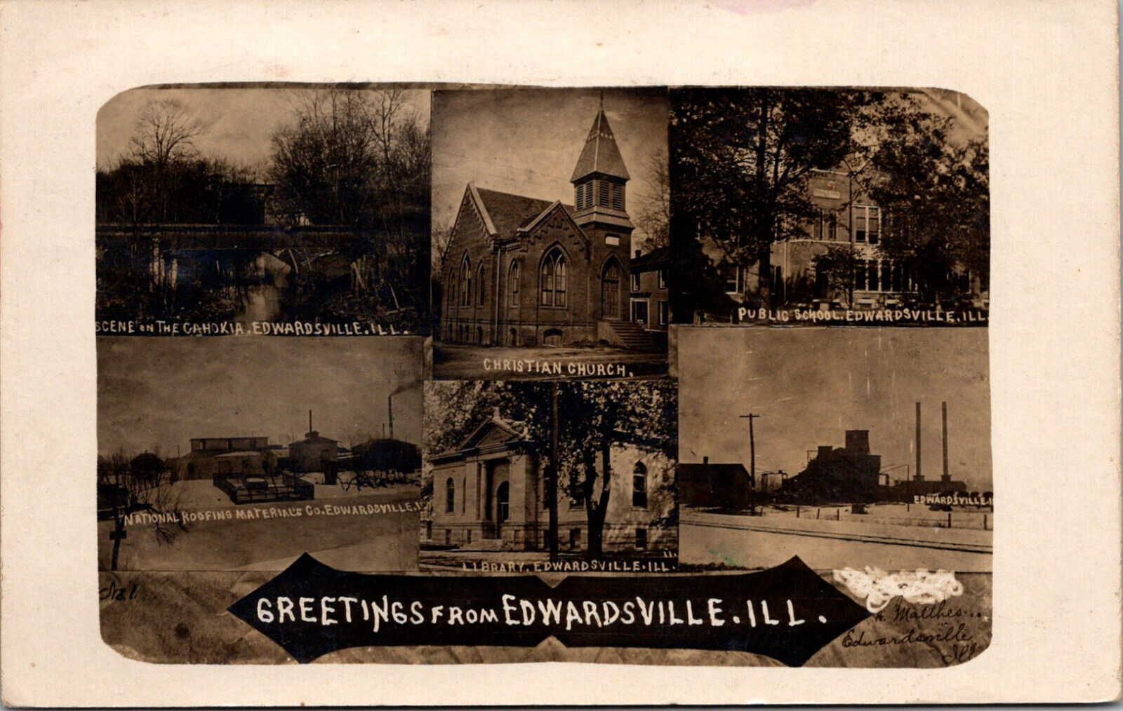 MANNSVILLE, NEW YORK - OUR HOME - LARGE RESIDENCE - OLD REAL PHOTO POSTCARD