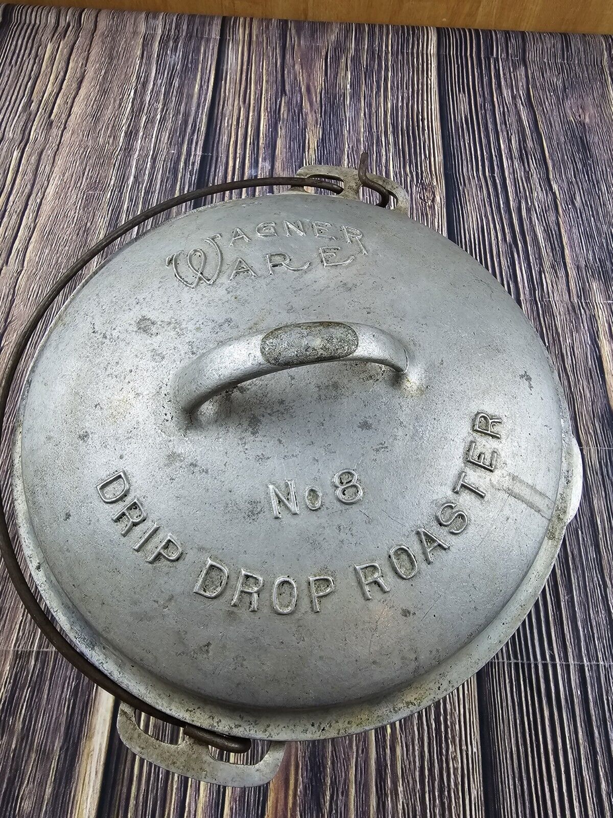 Vintage Wagner Ware No.8 248 Round Drip Drop Roaster