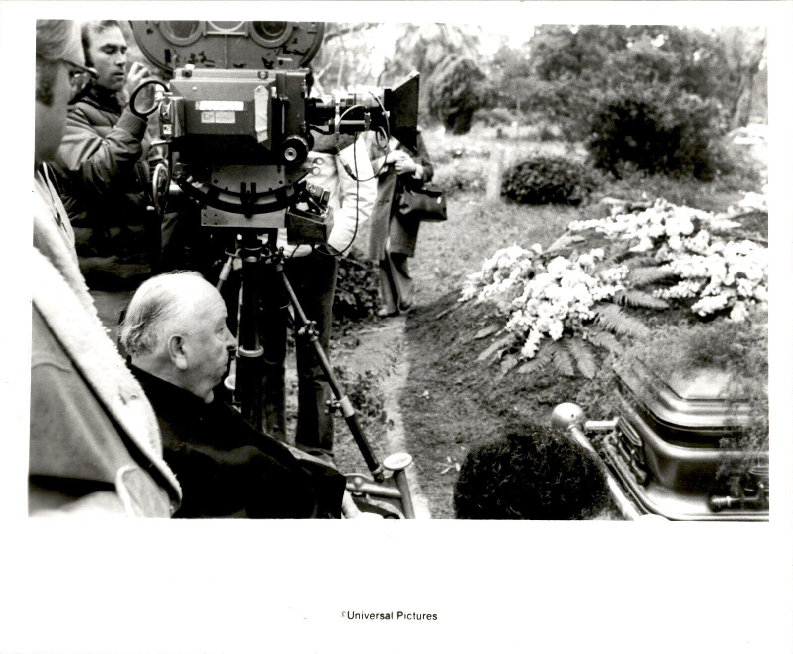 KC11 Original Photo ALFRED HITCHCOCK Director Producer Behind the Scenes Camera